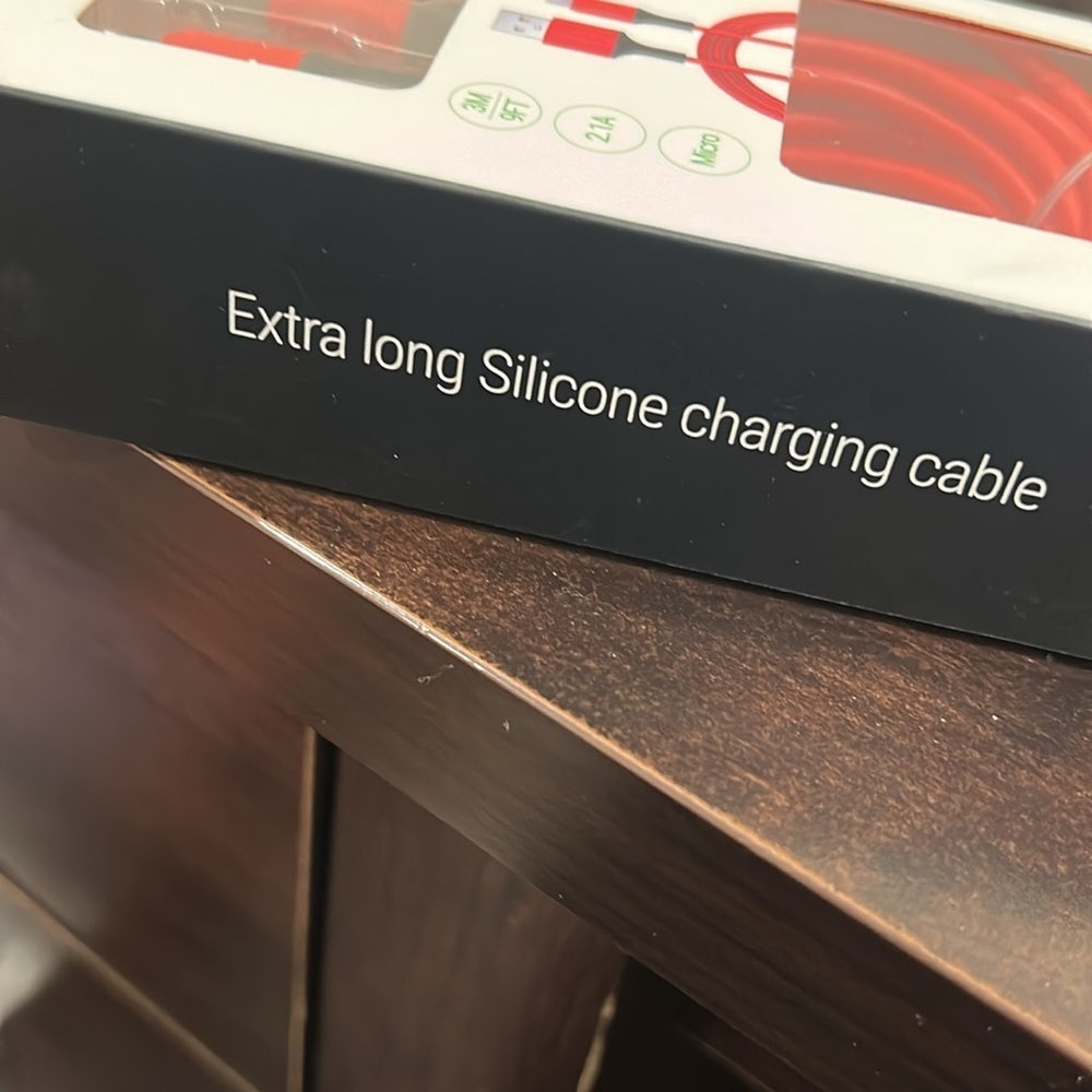 Red Micro USB Charging Cable - Picture 4 of 4